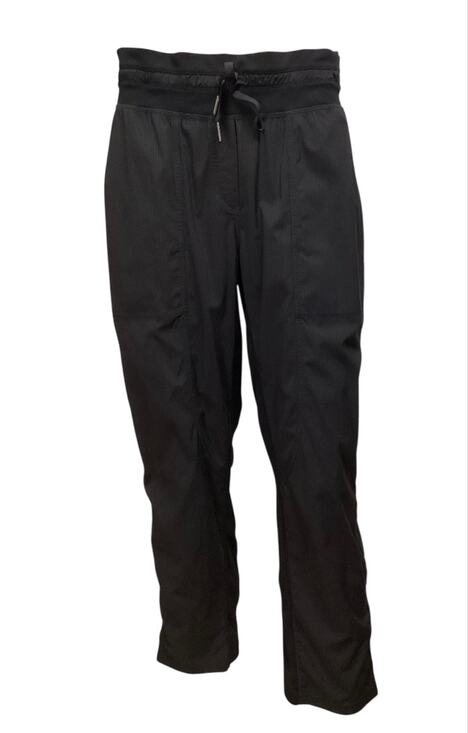 Lululemon Pants - Lululemon Black Dance Studio Pant Drawstring Cinch Hem Lightweight Activewear 8